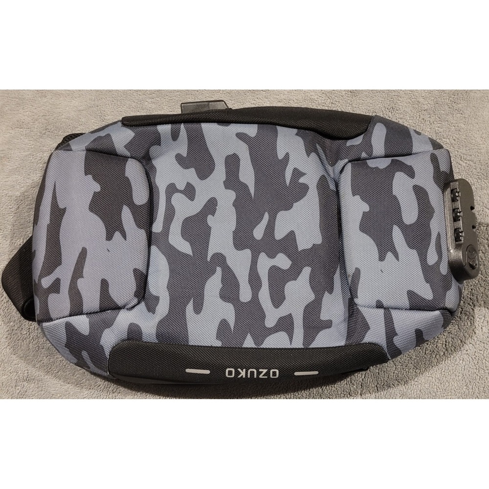 OZUKO Crossbody Men Anti-theft Shoulder Waterproof  Short  Trip Chest Sling Bag